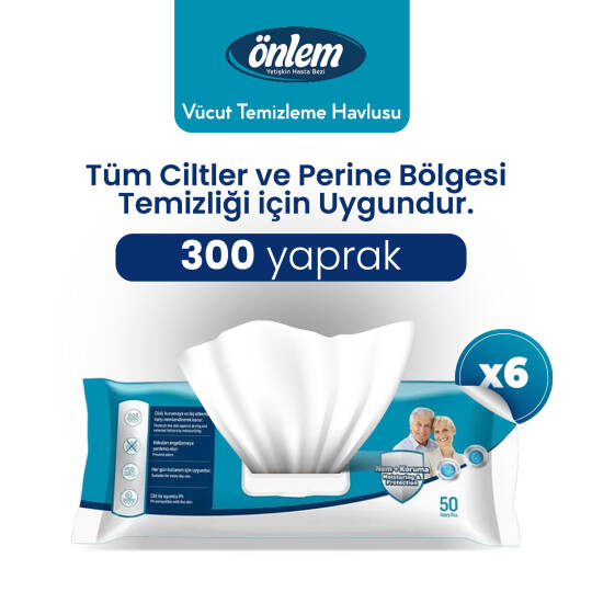 Önlem Vücut Temizleme Havlusu 300 Adet