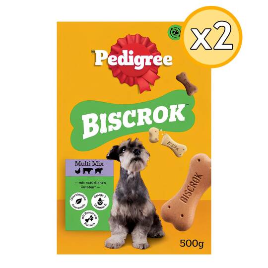 Pedigree Biscrok Multi Mix Köpek Ödül Bisküvisi 500 gr 2 Adet