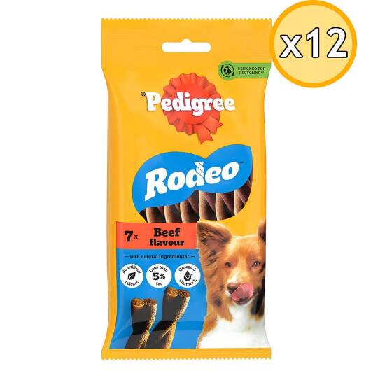 Pedigree Rodeo Sığır Etli Köpek Ödül Maması 123 Gr 12 Adet