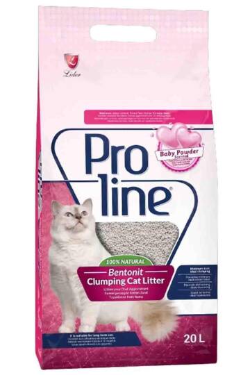 Proline Bentonit Kedi Kumu BEBEK PUDRALI 20 LT