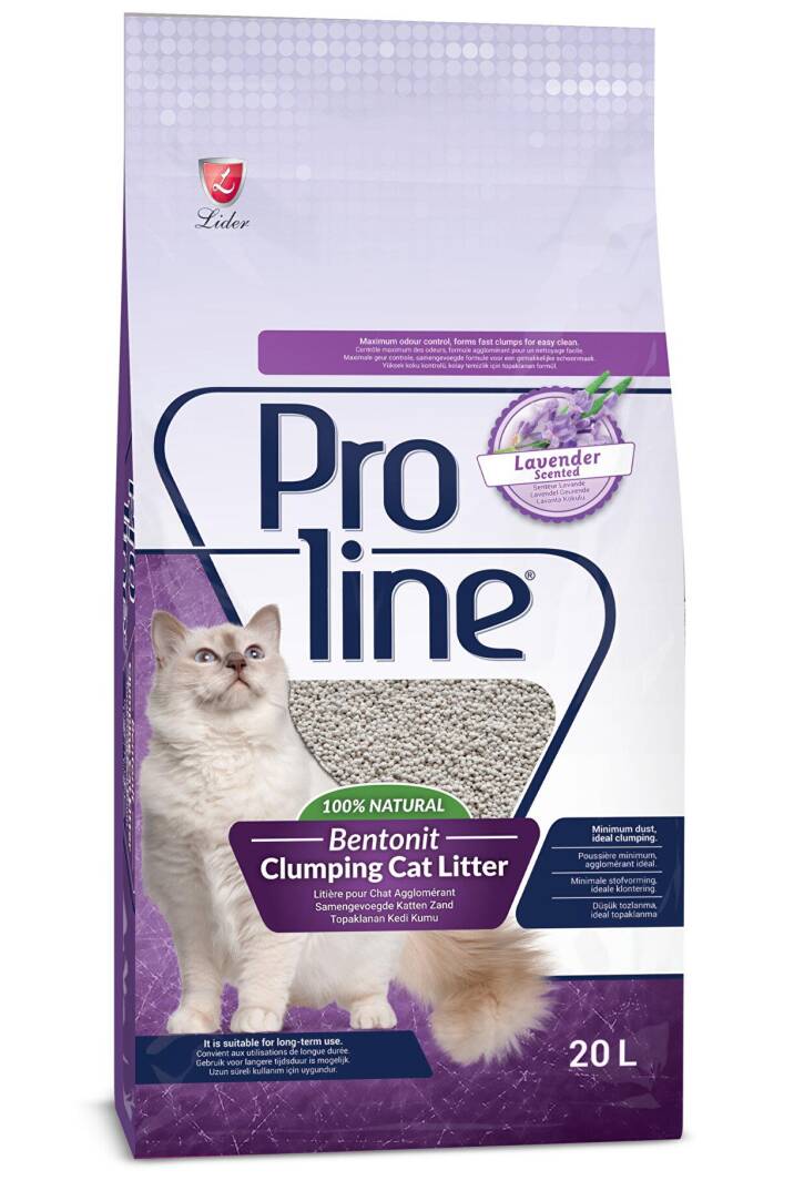 Proline Bentonit Kedi Kumu LAVANTA 20 LT - 1