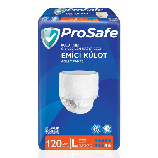 Prosafe Emici Külot L-Large Beden 120 Adet