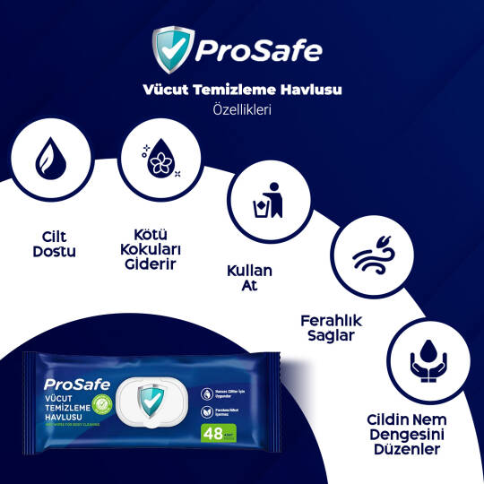 Prosafe Vücut Temizleme Havlusu 576 Adet - 2