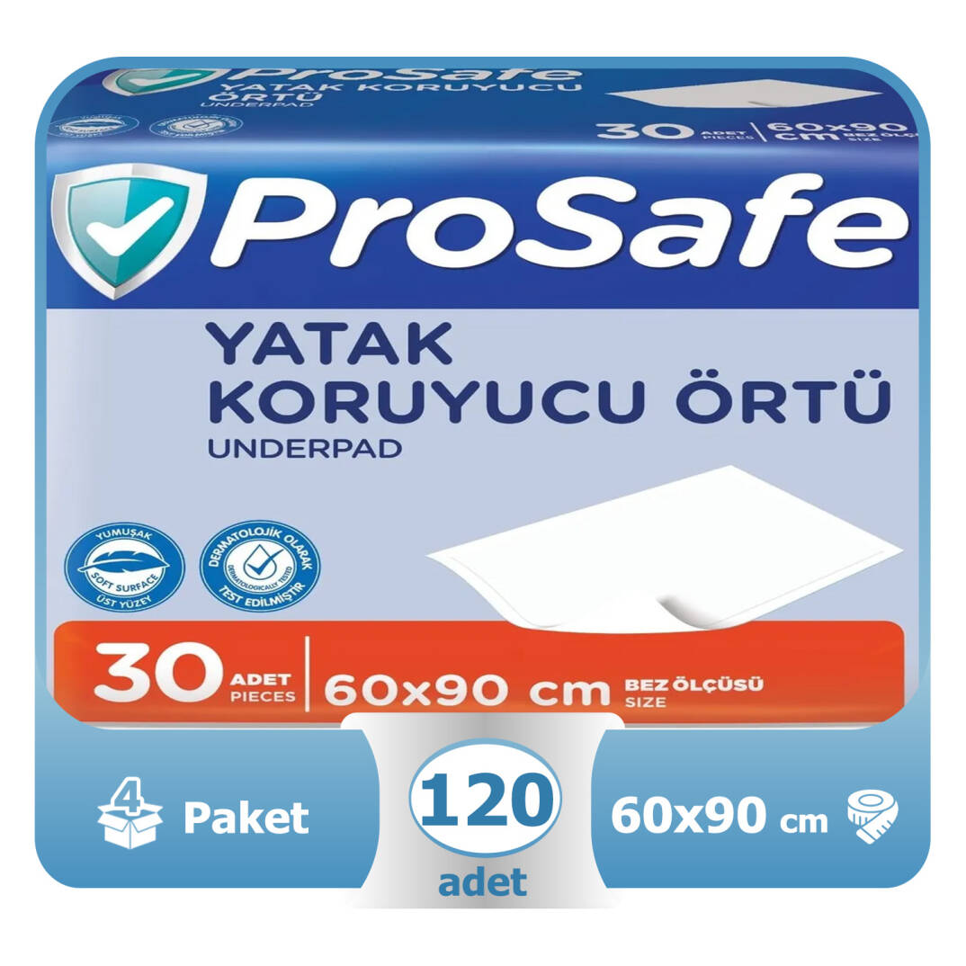 Prosafe Yatak Koruyucu Örtü 60x90 Cm 120 Adet - 1