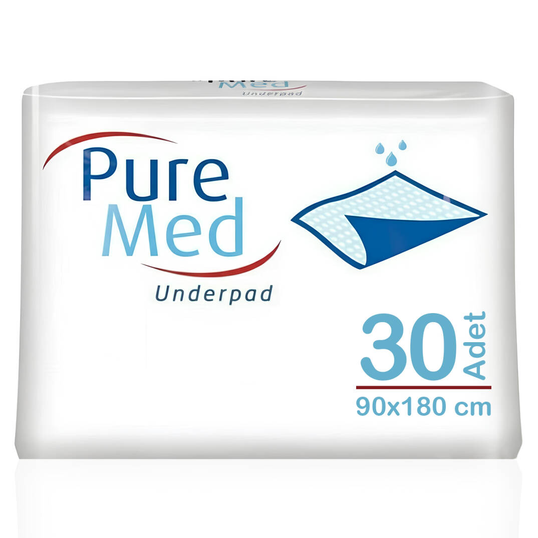 Puremed Yatak Koruyucu Örtü 90x180 Cm 30 Adet - 1