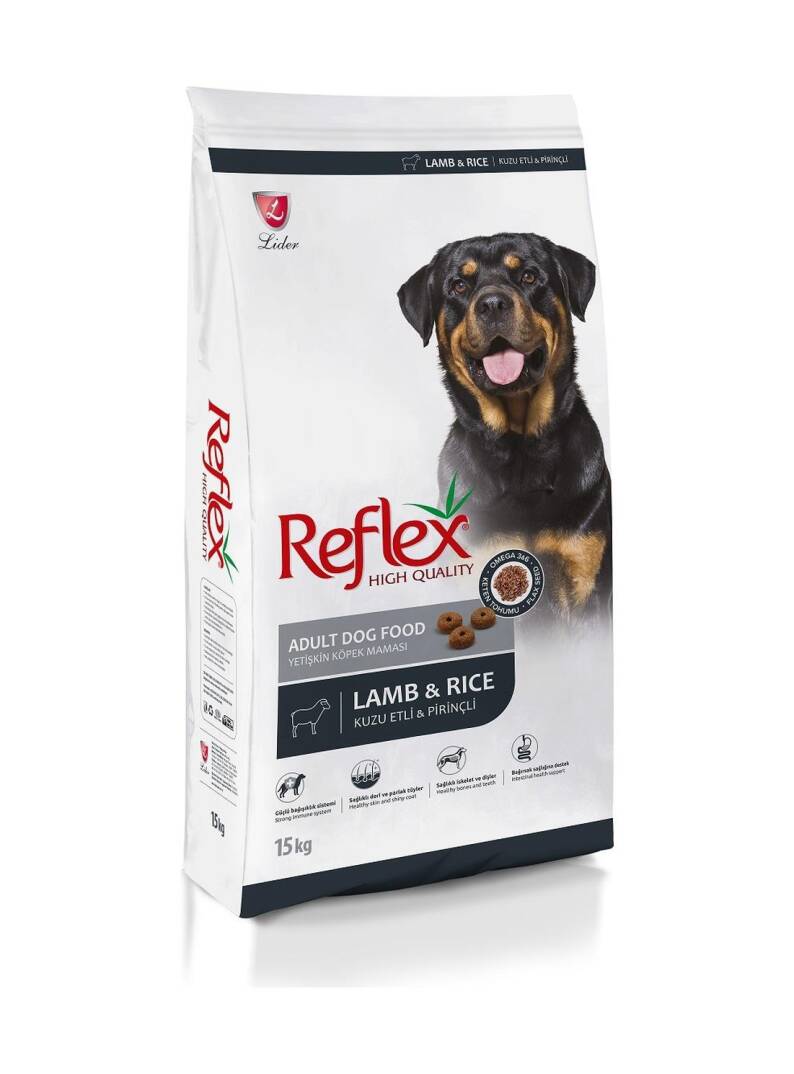 Reflex Kuzu Etli Yetişkin Köpek Maması 15 Kg - 1