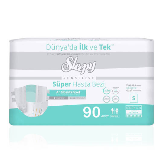 Sleepy Belbantlı Hasta Bezi S-Small Beden 90 Adet