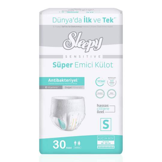Sleepy Süper Emici Külot S-Small Beden 30 Adet