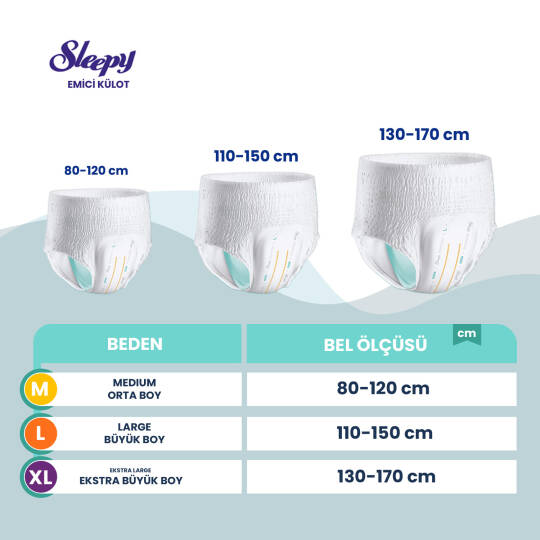 Sleepy Süper Emici Külot XL-Extra Large Beden 60 Adet - 2