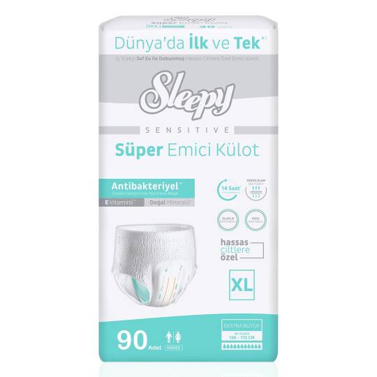 Sleepy Süper Emici Külot XL-Extra Large Beden 90 Adet