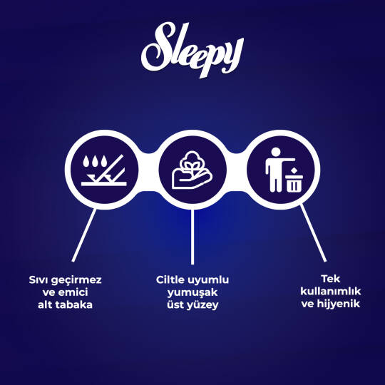 Sleepy Yatak Koruyucu Örtü 60x90 Cm 30 Adet - 3