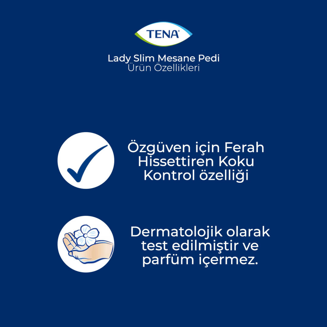 Tena Lady Süper Kadın Mesane Pedi 60 Adet - 3