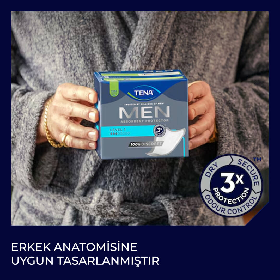 Tena Men Level 1 Erkek Mesane Pedi 144 Adet - 4
