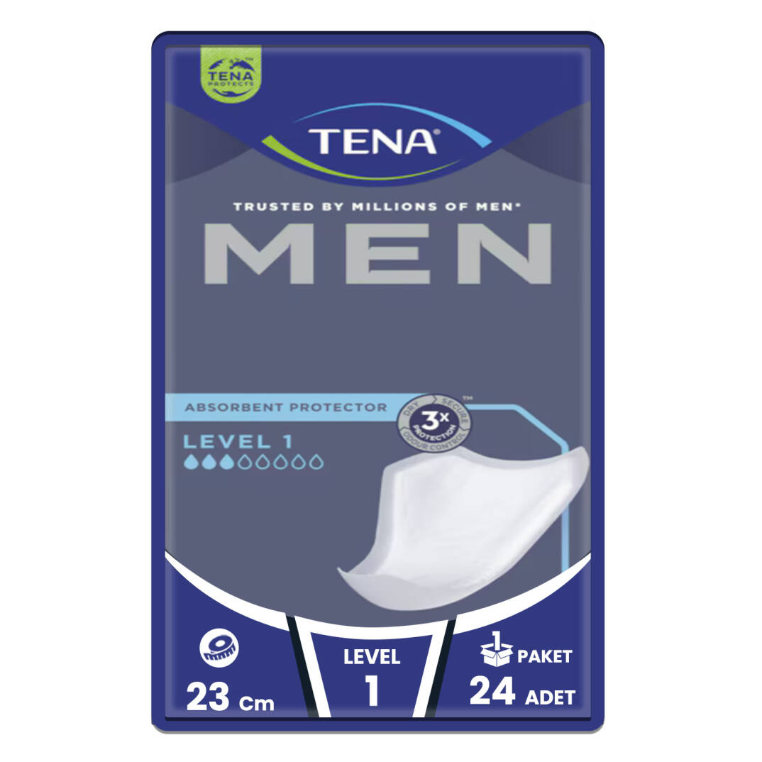 Tena Men Level 1 Erkek Mesane Pedi 24 Adet - 1