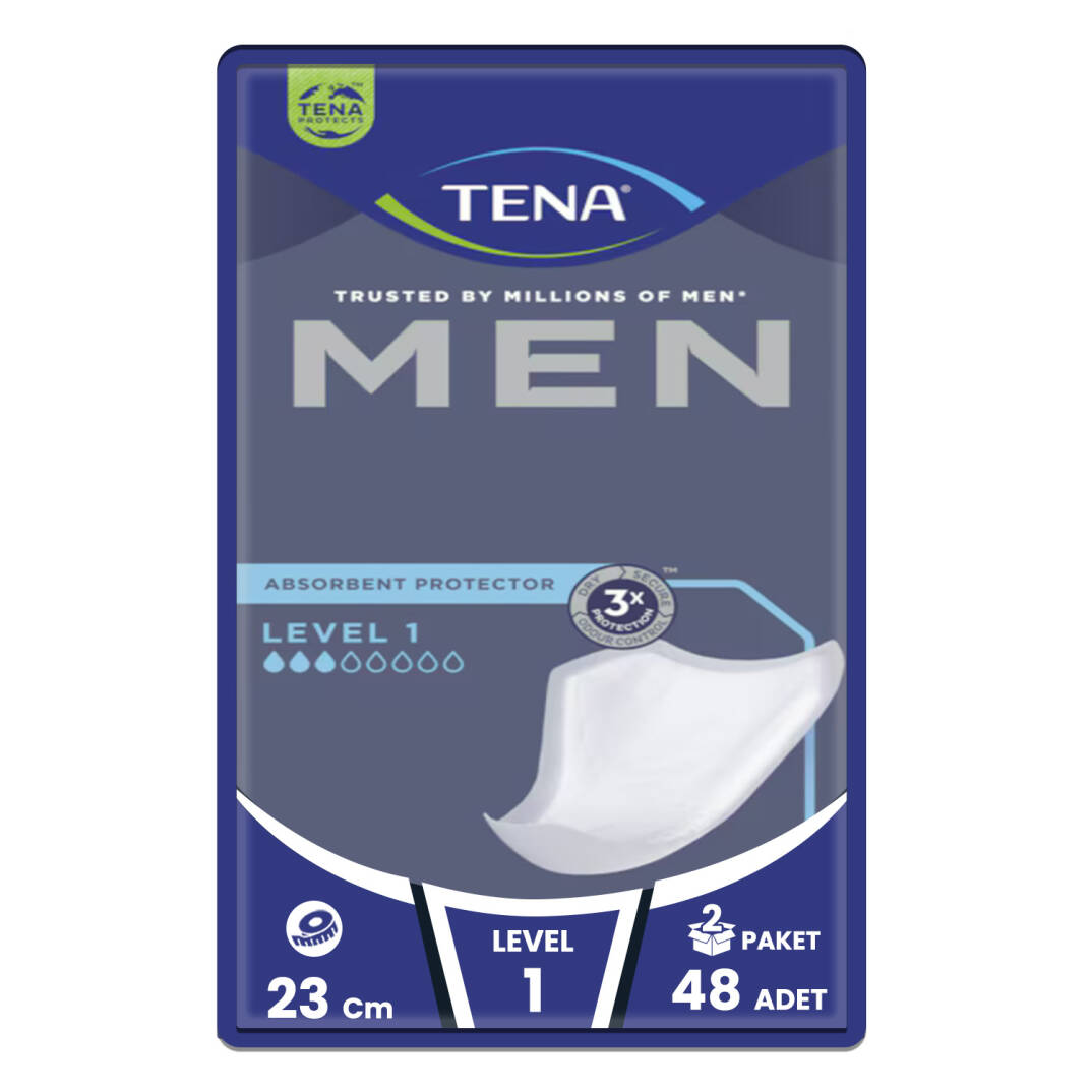 Tena Men Level 1 Erkek Mesane Pedi 48 Adet - 1