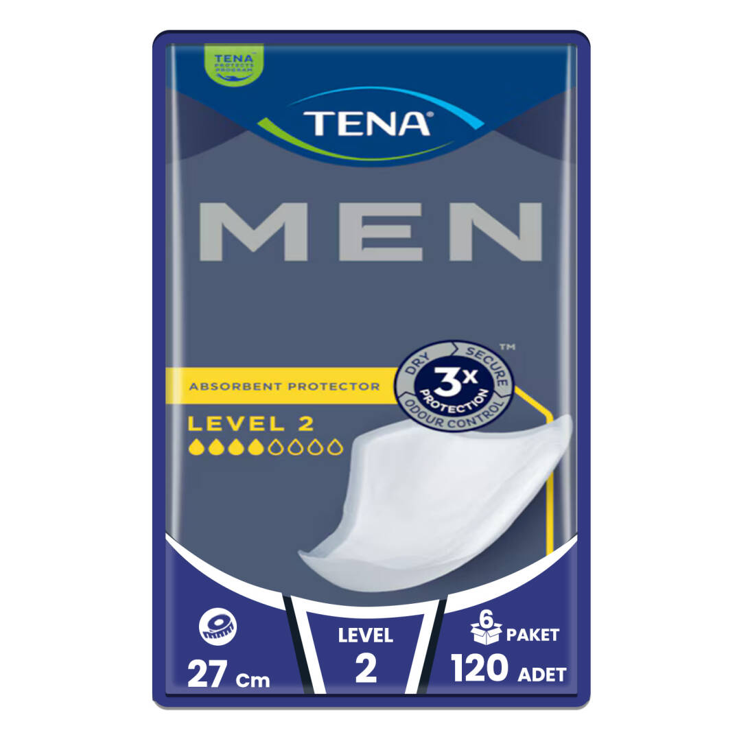 Tena Men Level 2 Erkek Mesane Pedi 120 Adet - 5