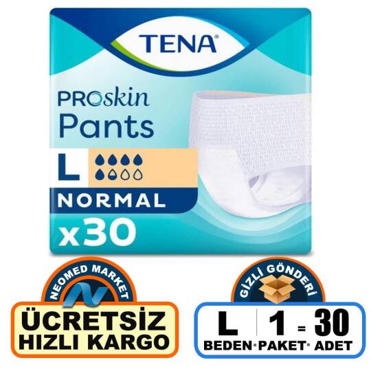 Tena Pants Emici Külot 5.5 Damla L-Large Beden 30 Adet