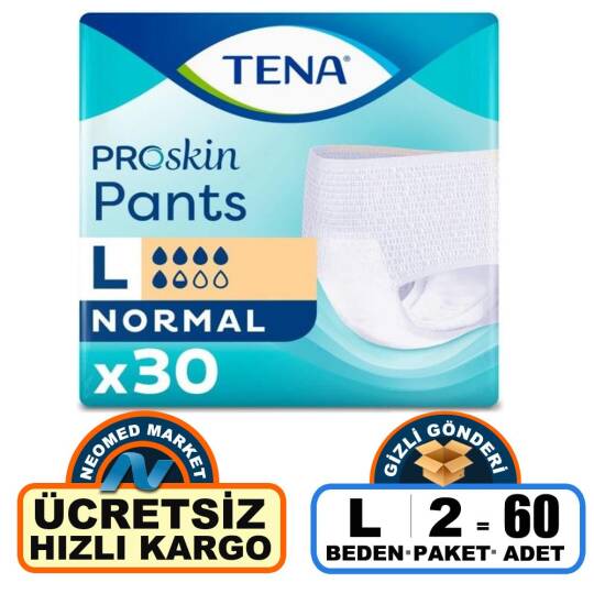 Tena Pants Emici Külot 5.5 Damla L-Large Beden 60 Adet