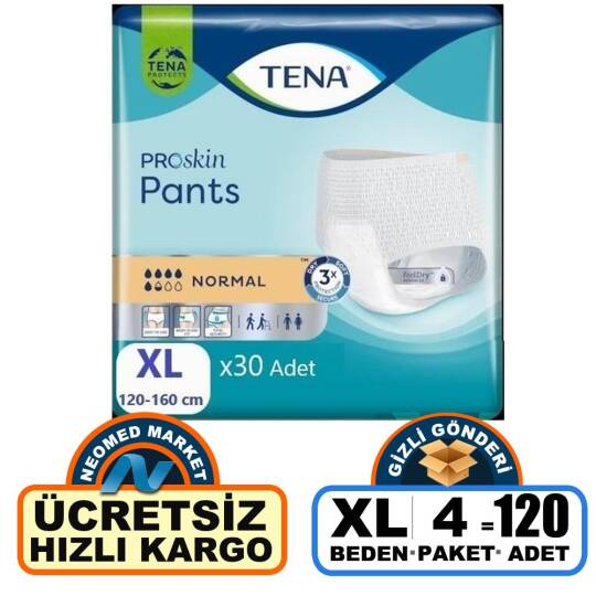 Tena Pants Emici Külot 5.5 Damla XL-Extra Large Beden 120 Adet