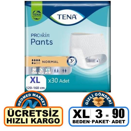 Tena Pants Emici Külot 5.5 Damla XL-Extra Large Beden 90 Adet