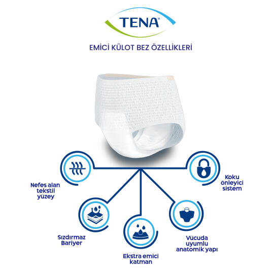 Tena Pants Plus Emici Külot 6 Damla L-Large Beden 60 Adet - 2