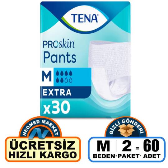 Tena Pants Plus Emici Külot 6 Damla M-Medium Beden 60 Adet