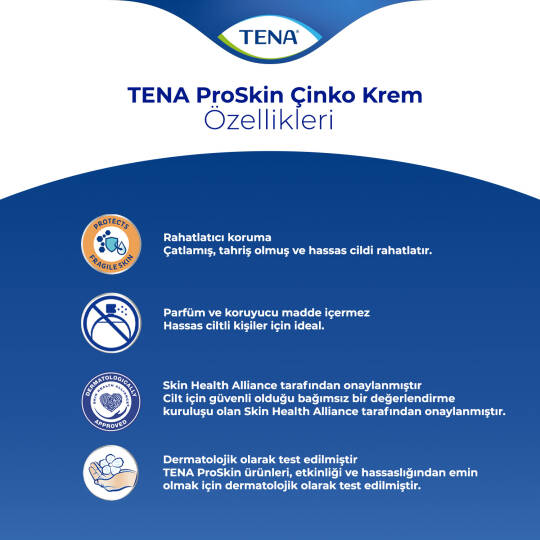 Tena Proskin Çinko Krem 100 ml - 2 Adet - 2