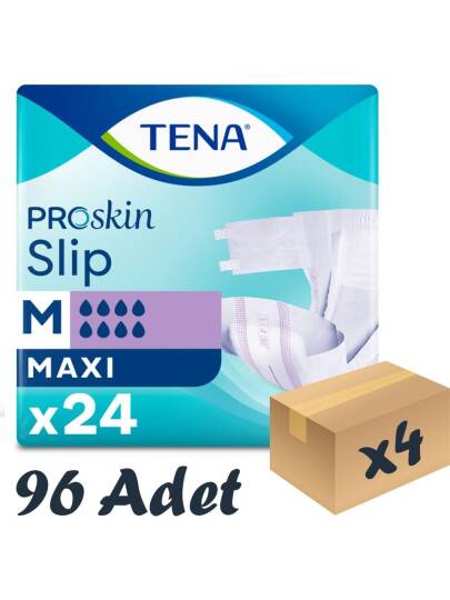 Tena Proskin Slip Maxi Belbantlı Hasta Bezi M-Medium Beden 96 Adet