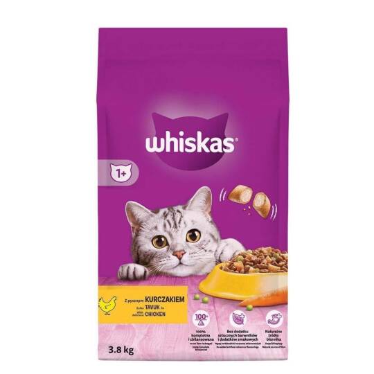 Whiskas Tavuklu Kuru Mama 3.8 Kg