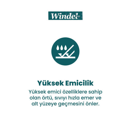 Windelhose Yatak Koruyucu Örtü  60x90 Cm 90 Adet - 3